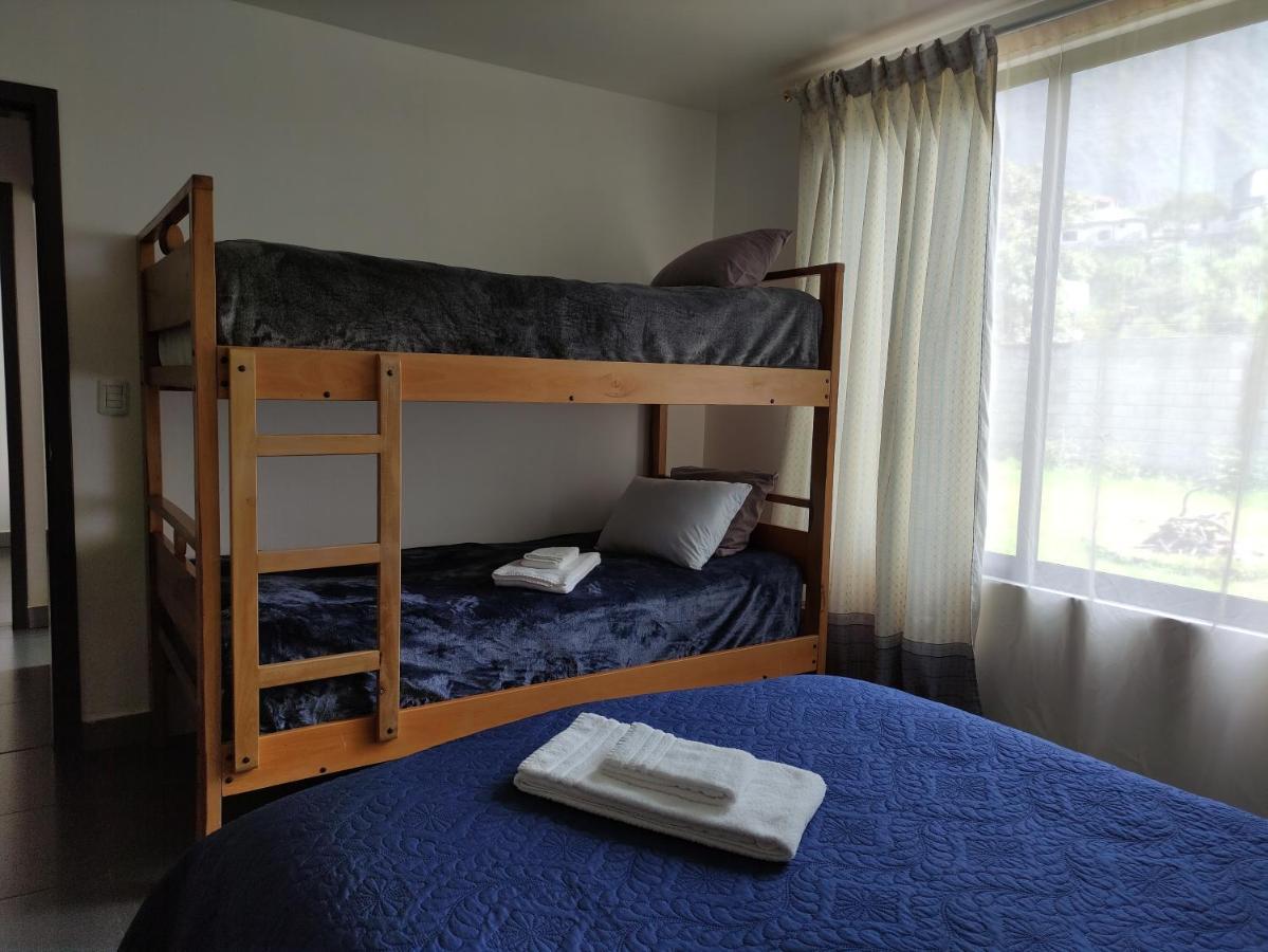 Elegante Apartamento Con Vistas Al Volcan Tungurahua 바뇨스 외부 사진